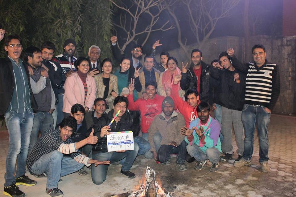 Production wrap with clapperboard